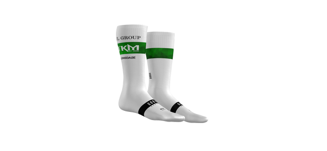 TKM WHITE VORTEX AERO SOCKS